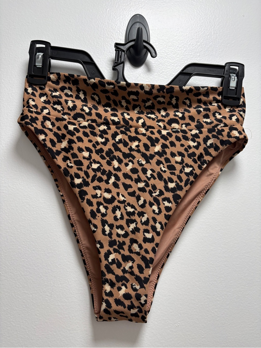 aerie High-Waist Leopard Bikini Cheeky Swim Bottoms